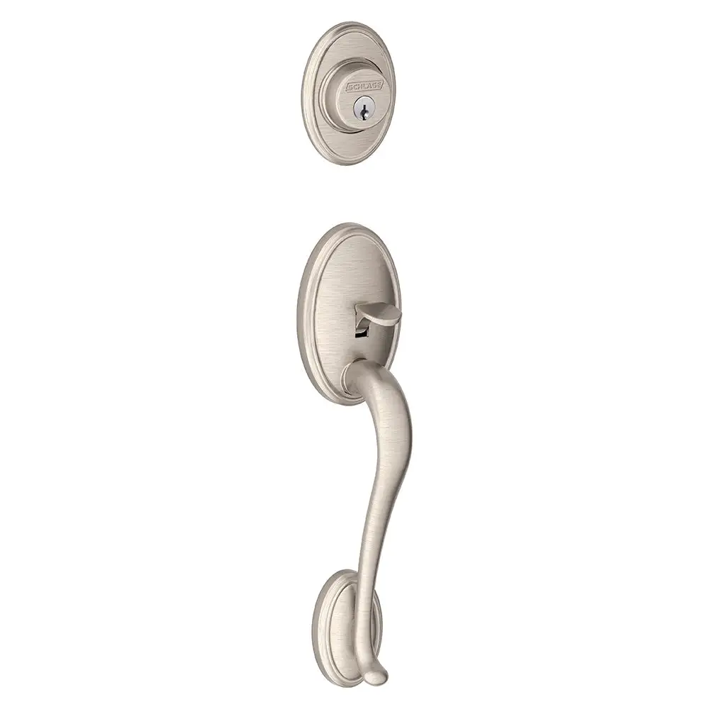 Schlage F58 WKF 619 Wakefield Single Cylinder Exterior Handleset