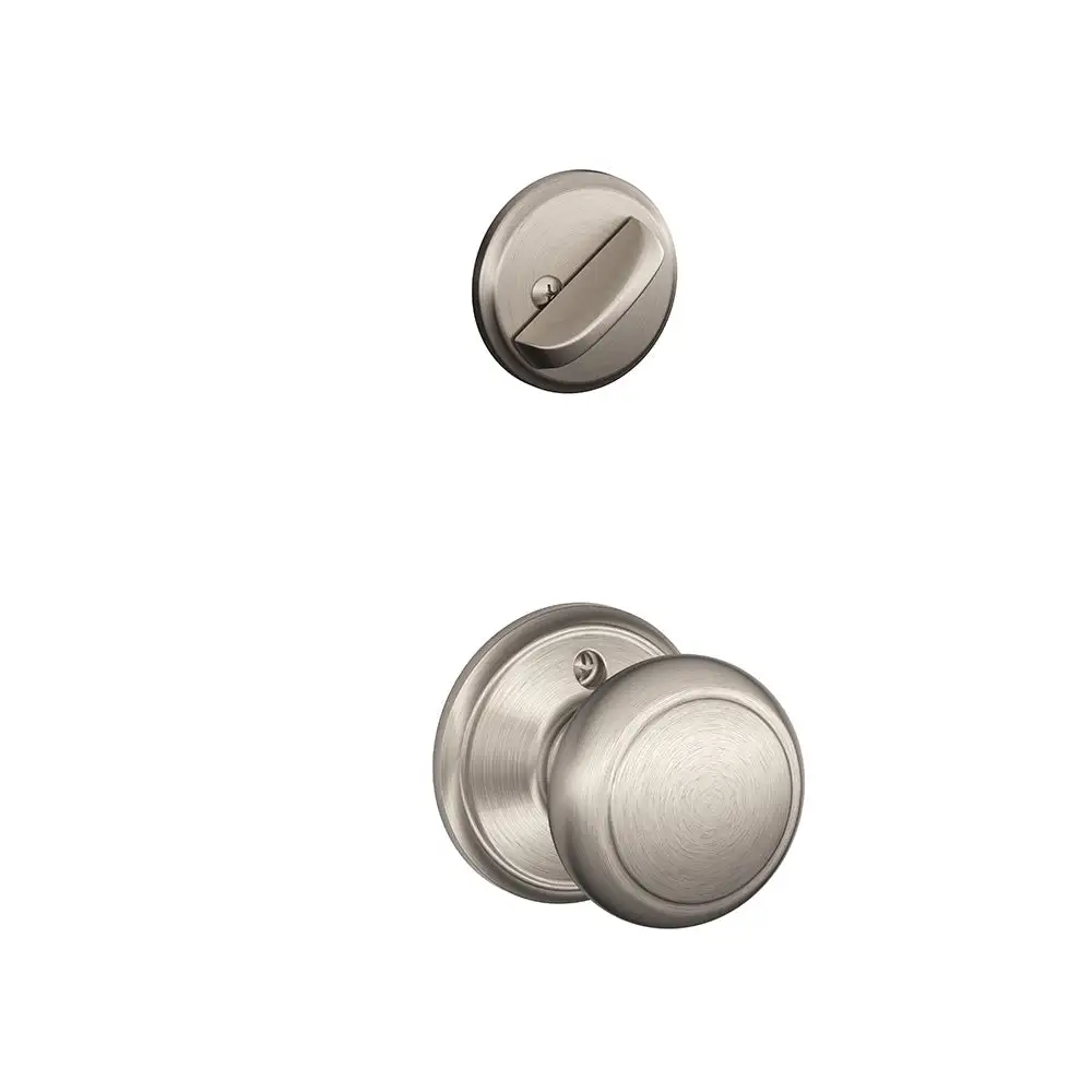 Schlage F59 AND 619 Andover Knob And Deadbolt