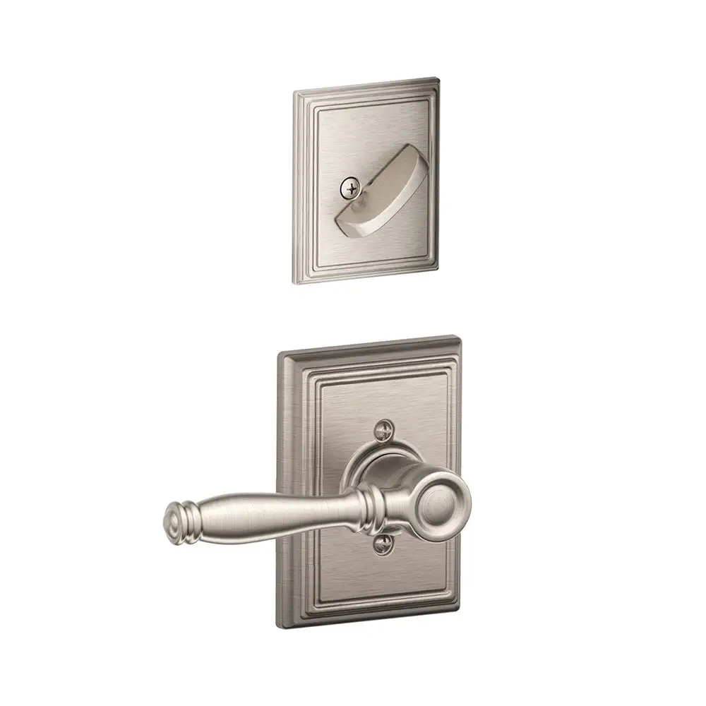 Schlage F59 BIR 619 ADD Birmingham Lever X Addison Rose Inside Trim For Single Cylinder Handleset