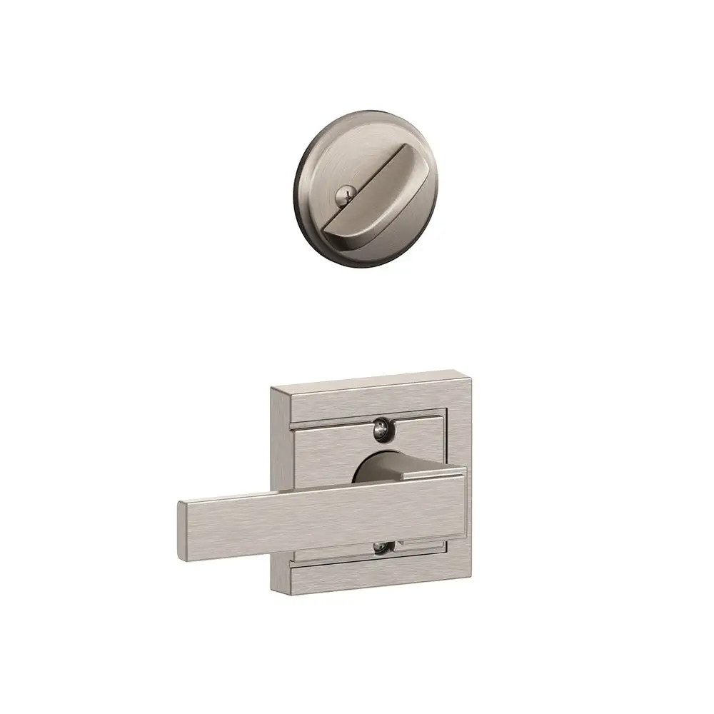 Schlage F59 NBK 619 ULD Upland Rose Northbrook Entry Lever