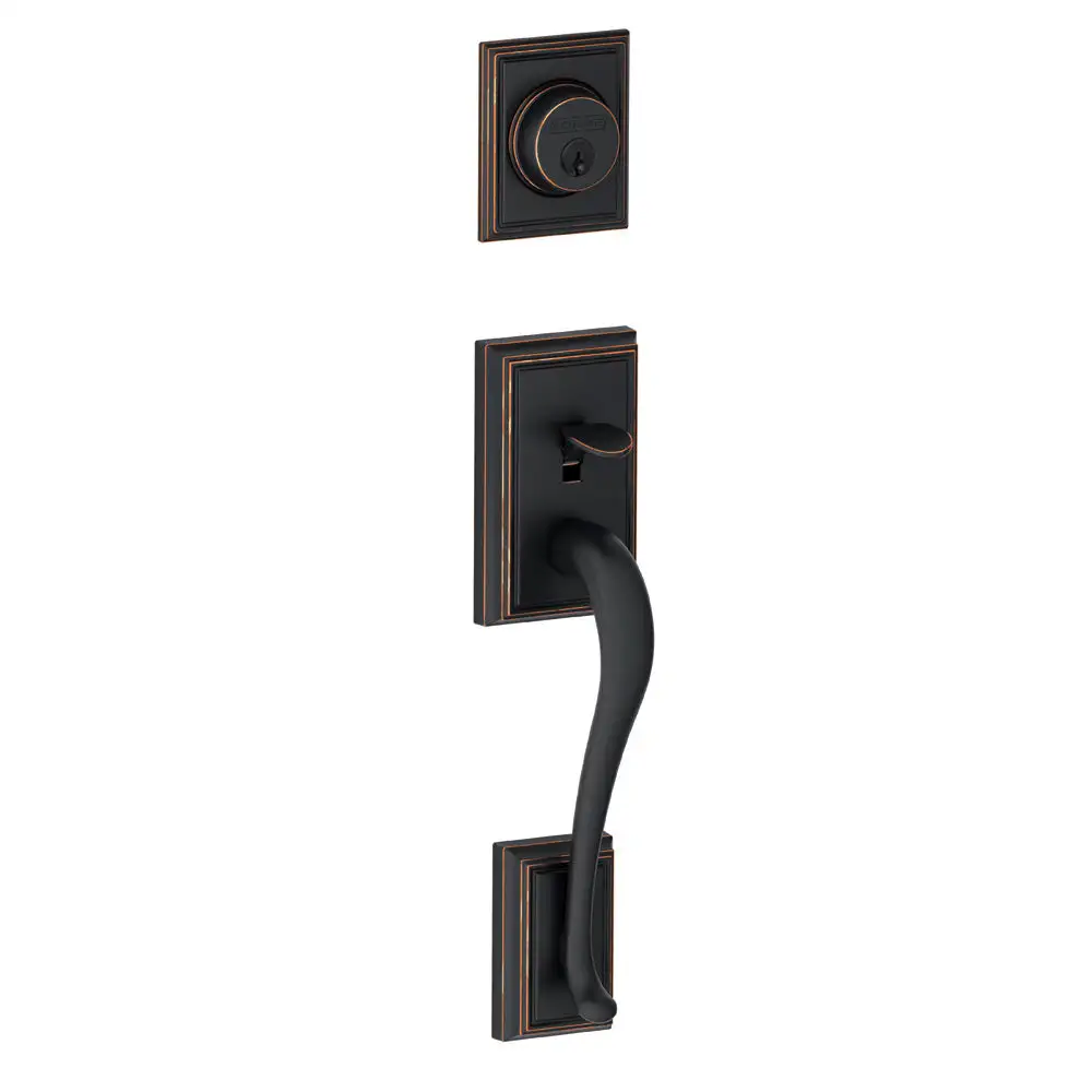 Schlage F92 ADD 716 Addison Dummy Exterior Handleset