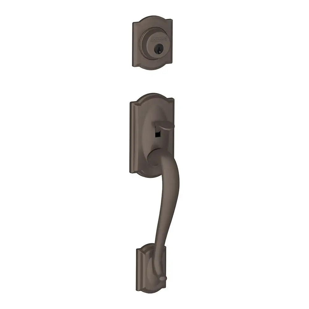 Schlage F92 CAM 613 Camelot Dummy Exterior Handleset