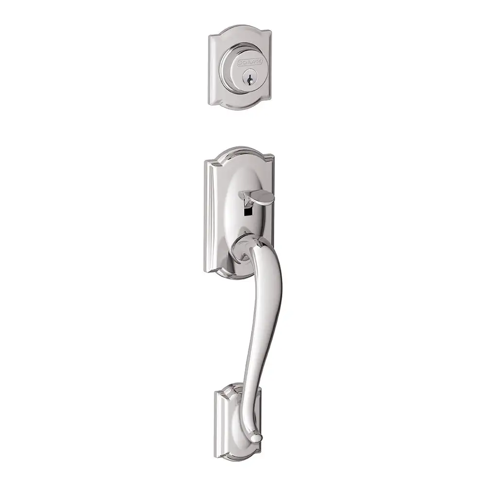 Schlage F92 CAM 625 Camelot Dummy Exterior Handleset