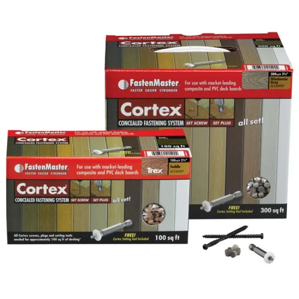 FastenMaster FMCTX-TX1LFTSLM Cortex Concealed Deck Fastening System