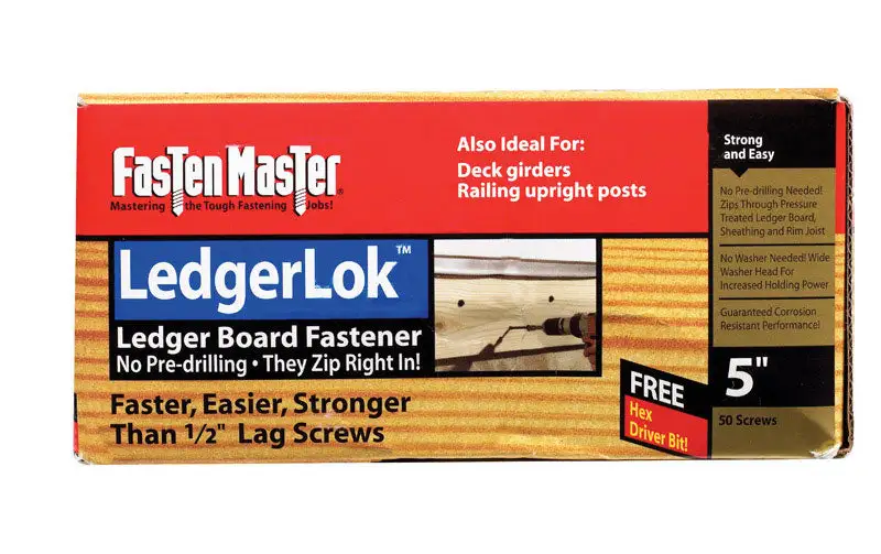 Fastenmaster FMLL005-50 Deck Screws Board Fastener