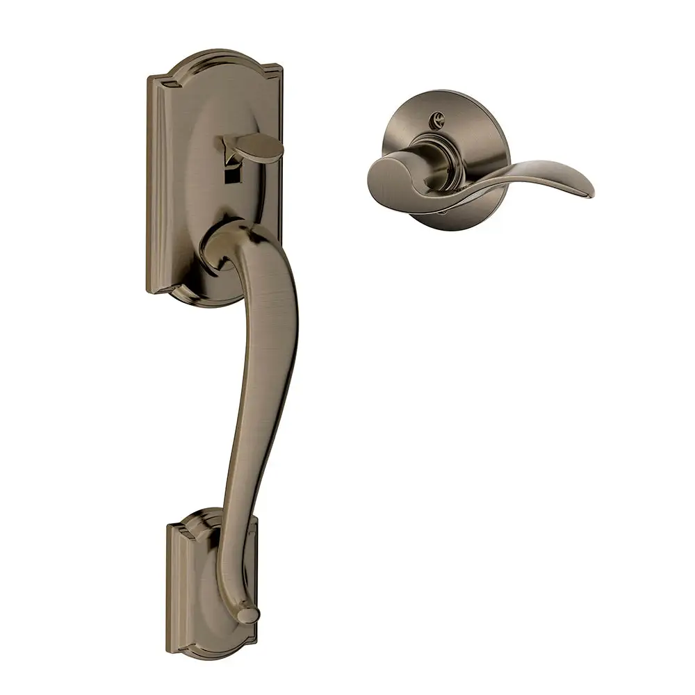 Schlage FE285 CAM ACC LH 620 Camelot Front Entry Handle Accent Left-Handed Interior Lever