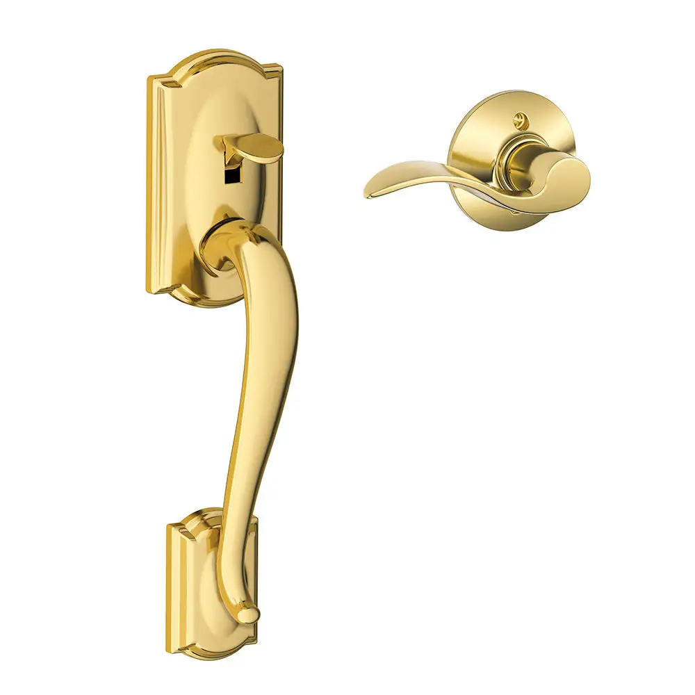 Schlage FE285 CAM ACC RH 505 Camelot Front Entry Handle Accent Right-Handed Interior Lever