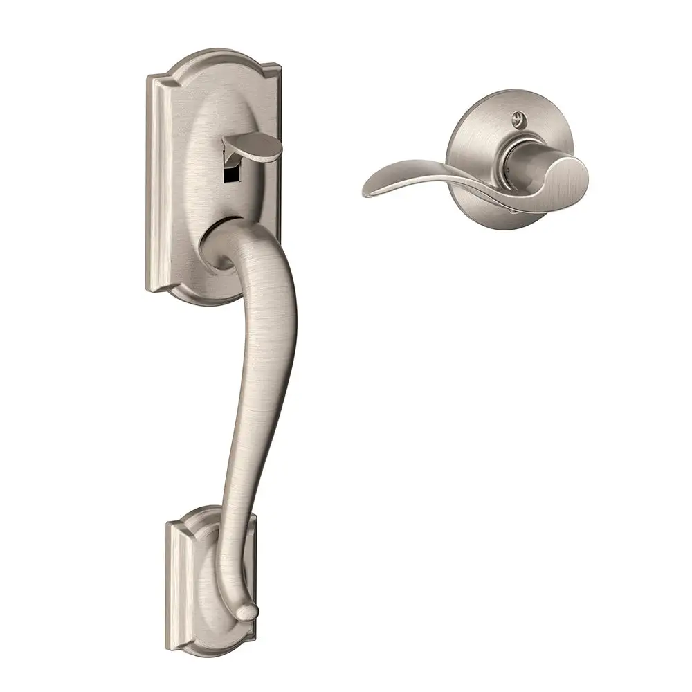 Schlage FE285 CAM ACC RH 619Camelot Front Entry Handle Accent Right-Handed Interior Lever