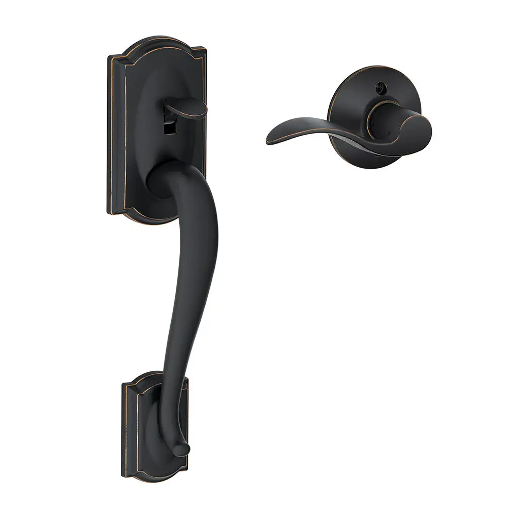 Schlage FE285 CAM ACC RH 716 Camelot Front Entry Handle with Accent Right-Handed Interior Flair