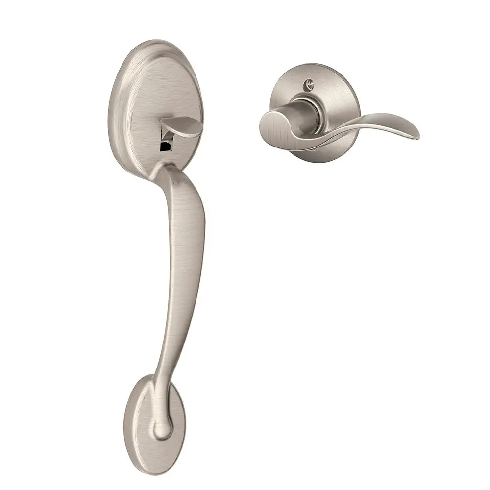 Schlage FE285 PLY ACC LH 619 Plymouth Trim Lower Half Handleset with Accent Left Hand Lever