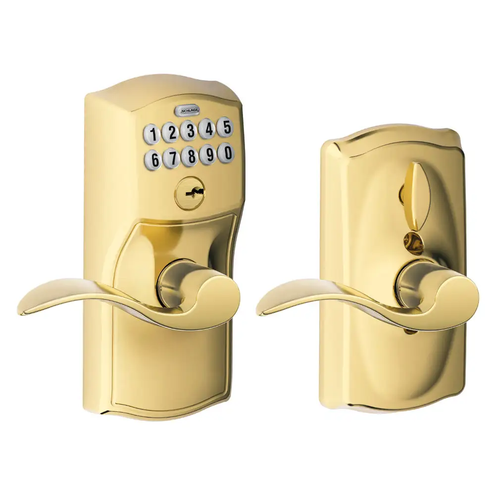 Schlage FE595 CAM ACC 505 Camelot Keypad Entry with Flex-Lock and Accent Levers