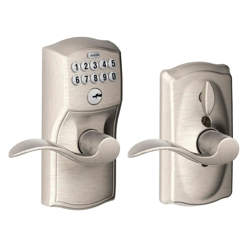 Schlage FE595 CAM ACC 619 Camelot Keypad Entry with Flex-Lock and Accent Levers