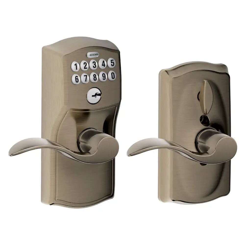 Schlage FE595 CAM ACC 620 Camelot Keypad Entry with Flex-Lock and Accent Levers