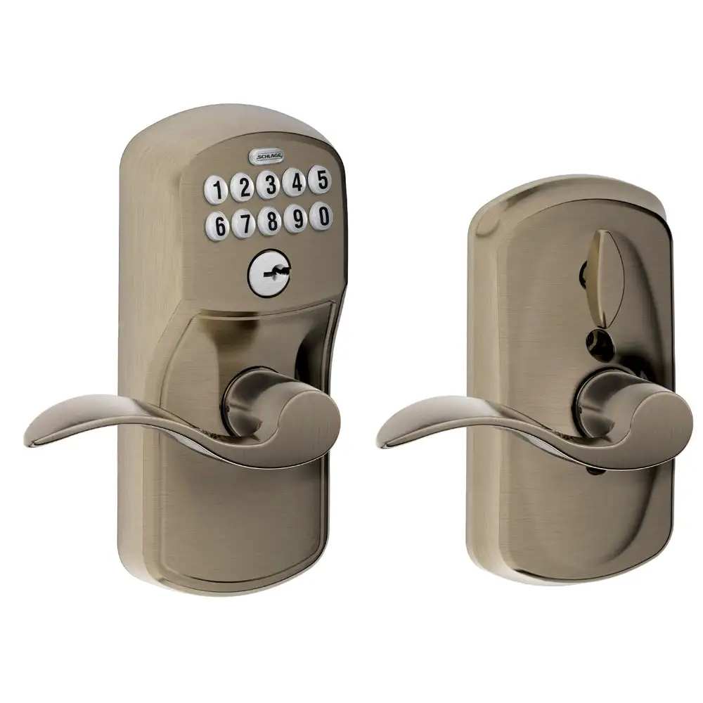 Schlage FE595 PLY ACC 620 Plymouth Keypad Entry with Flex-Lock and Accent Style Levers