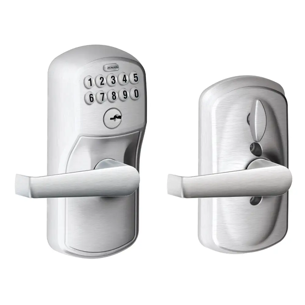 Schlage FE595 PLY ELA 626 Plymouth Keypad Entry with Flex-Lock and Elan Style Levers