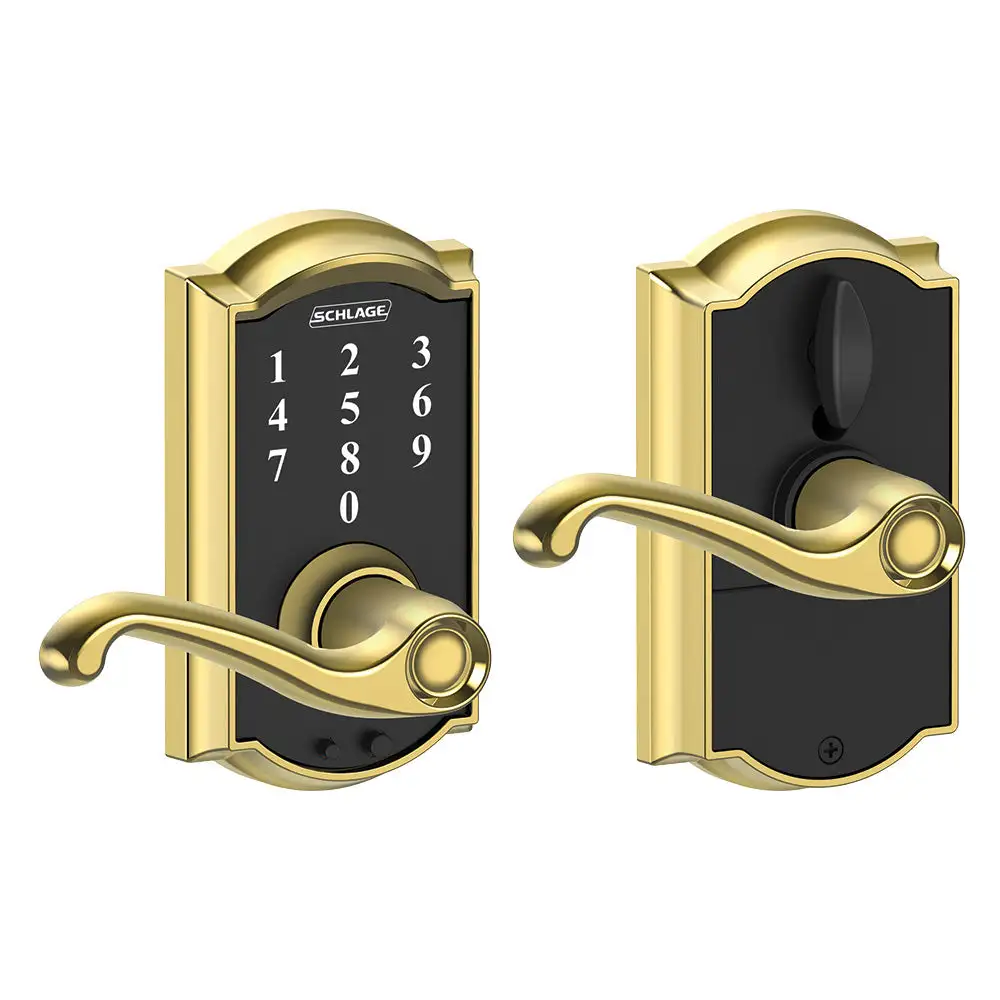 Schlage FE695 CAM FLA 605 Camelot Touch Lock with Flair Lever