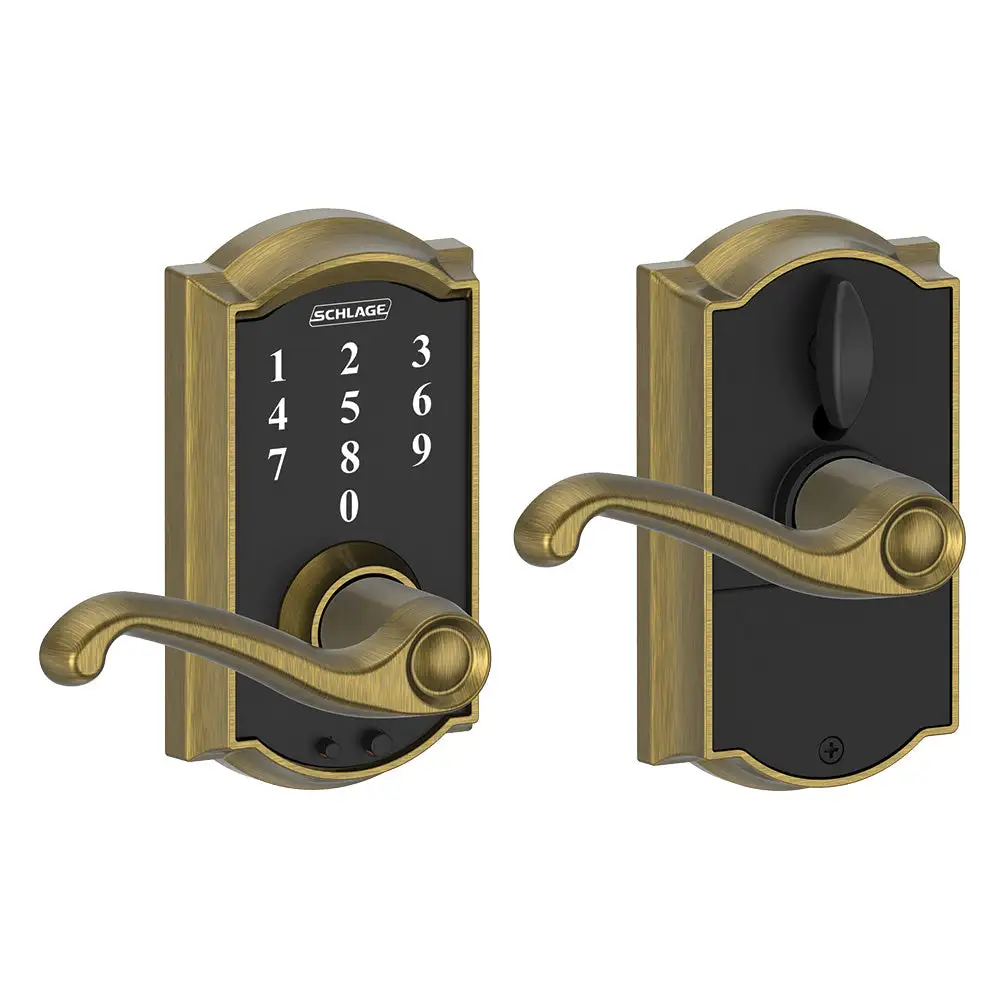 Schlage FE695 CAM FLA 609 Camelot Touch Lock with Flair Lever