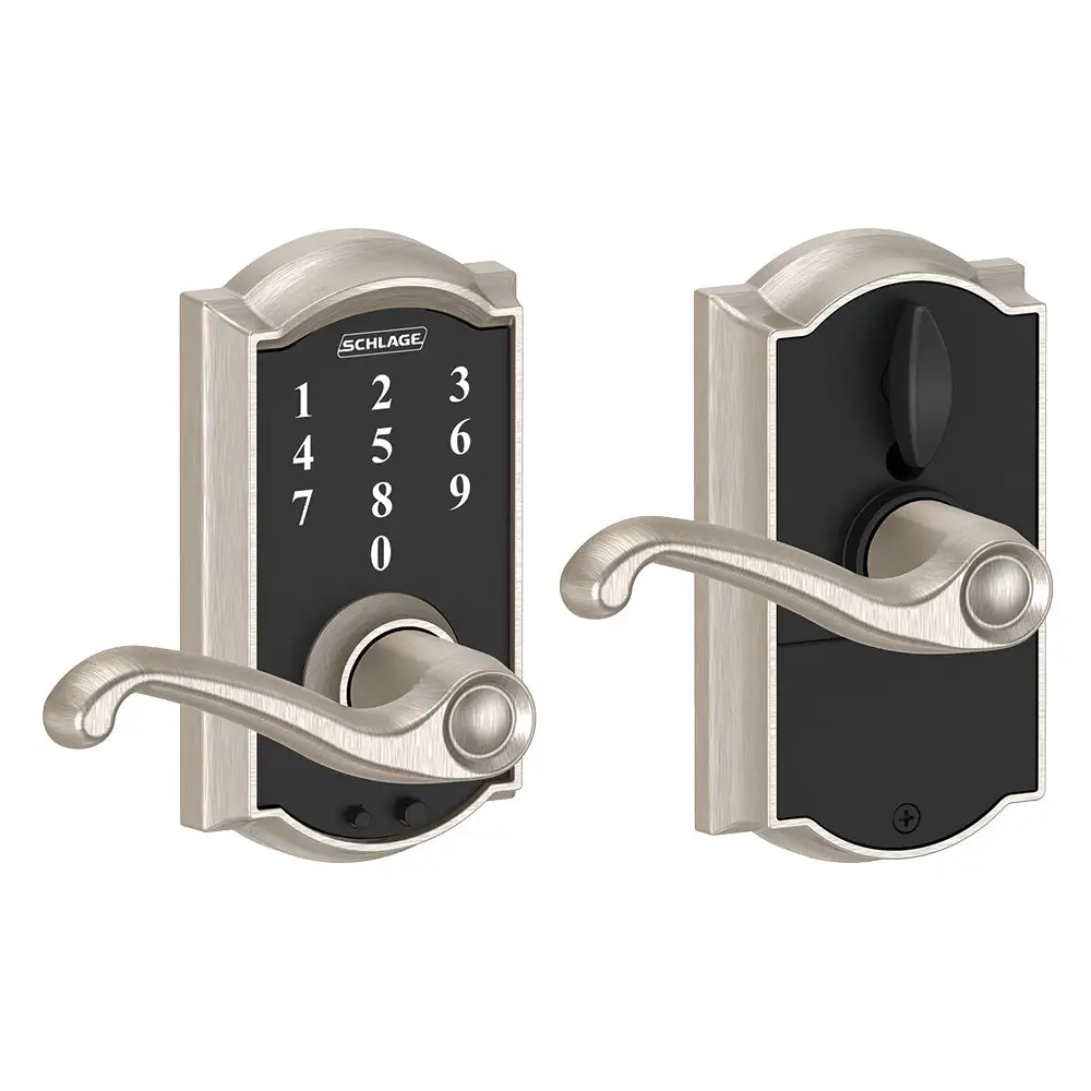 Schlage FE695 CAM FLA 619 Camelot Touch Lock with Flair Lever