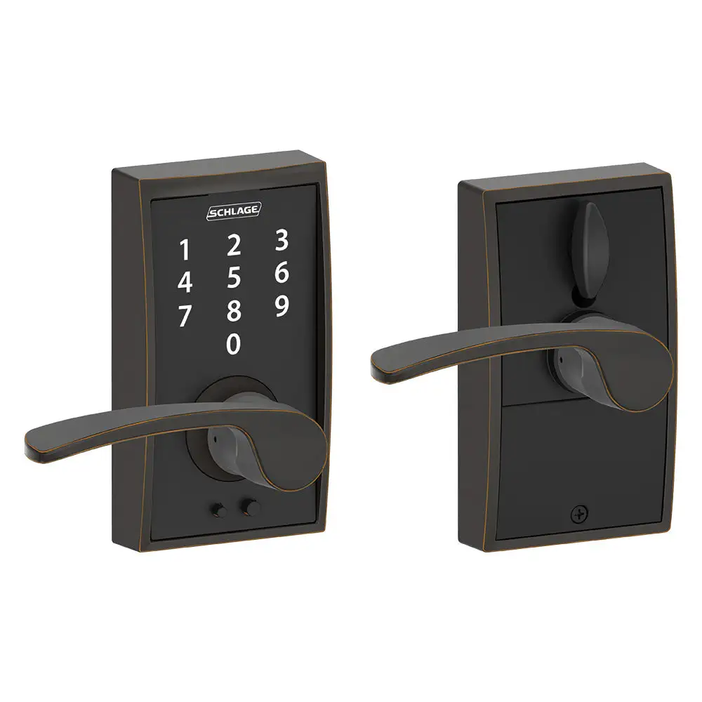 Schlage FE695 CEN MER 716 Touch Century Lock With Merano Lever