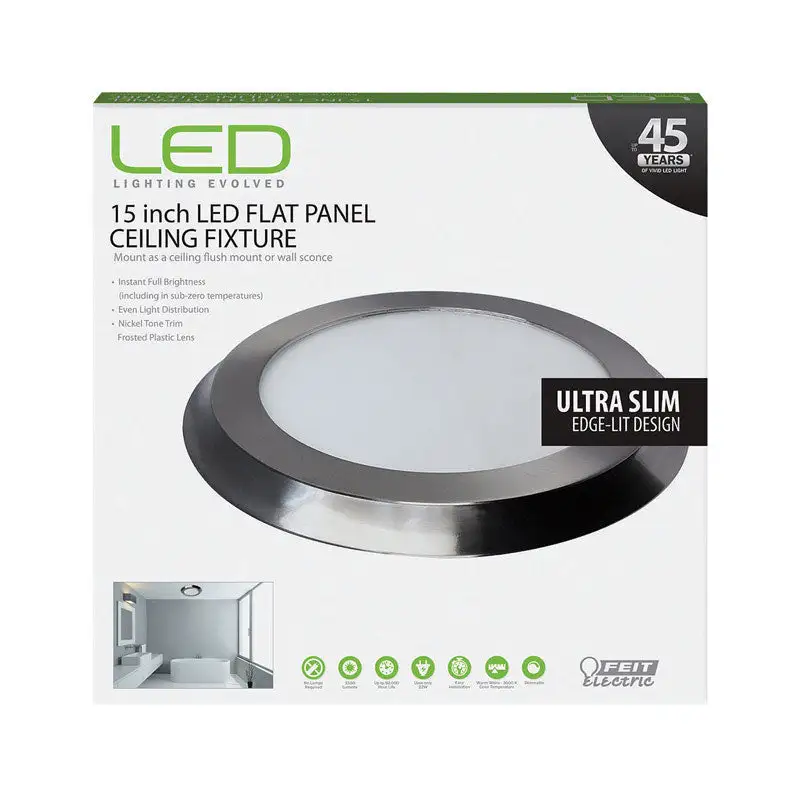 Feit Electric 74023 LED Flat Panel Ceiling Fixture