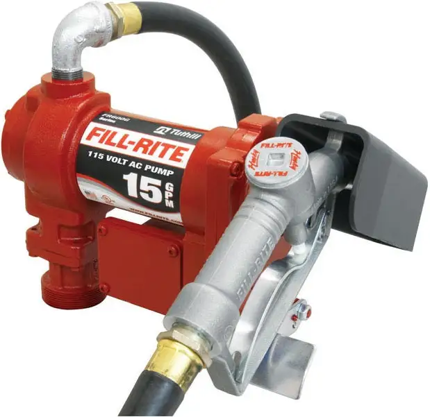 Fill-Rite FR610G Fuel Transfer Pump With Hose & Manual Nozzle