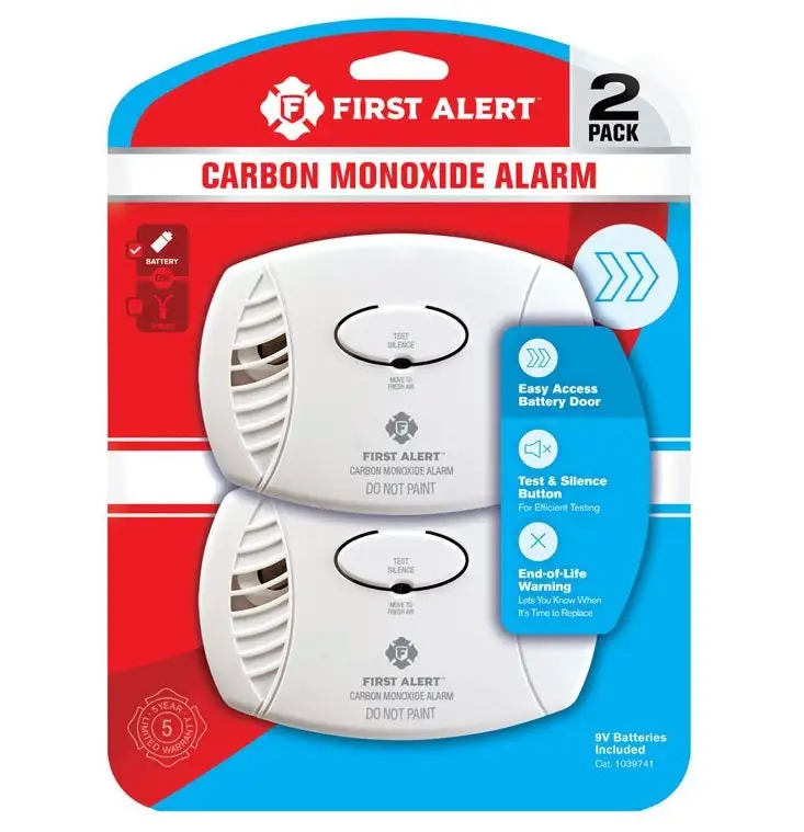 First Alert 1039741 Electrochemical Carbon Monoxide Alarm