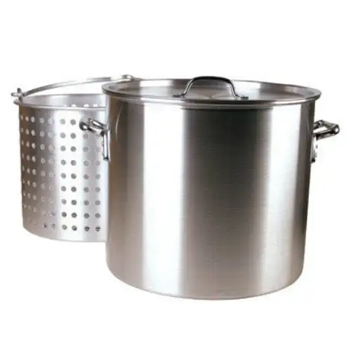 Fleur De Lis WG-RPB1060 Aluminum Boiling Pot With Basket