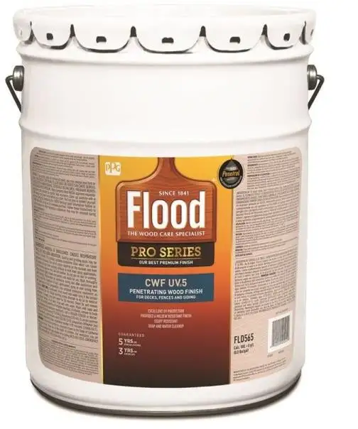 Flood FLD566-05 CWF-UV5 Pro-Series Premium Penetrating Wood Finish