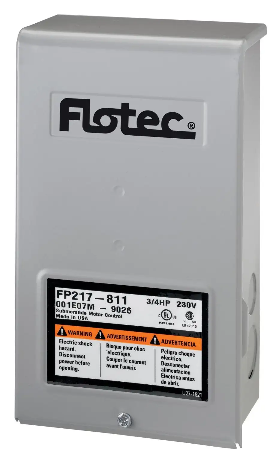 Flotec FP217-811 Well Pump Control Box