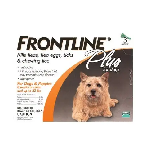 Frontline Plus 71003501003 Flea Drops For Dogs & Puppies