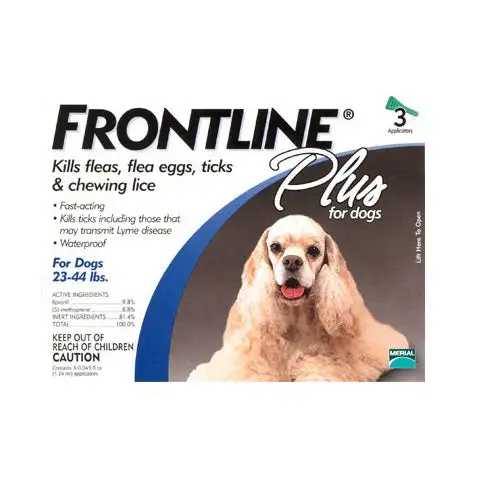 Frontline Plus 71003502003 Flea Drops For Dogs & Puppies