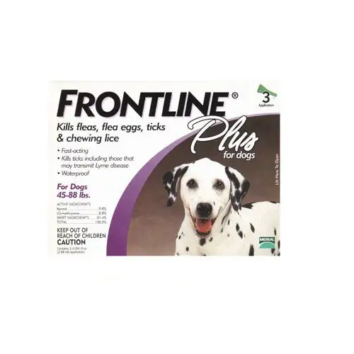 Frontline Plus 71003503003 Flea Drops For Dogs & Puppies