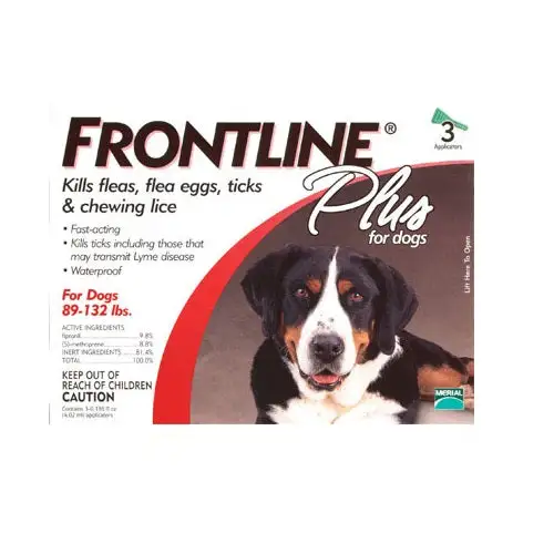 Frontline Plus 71003504003 Flea Drops For Dogs & Puppies