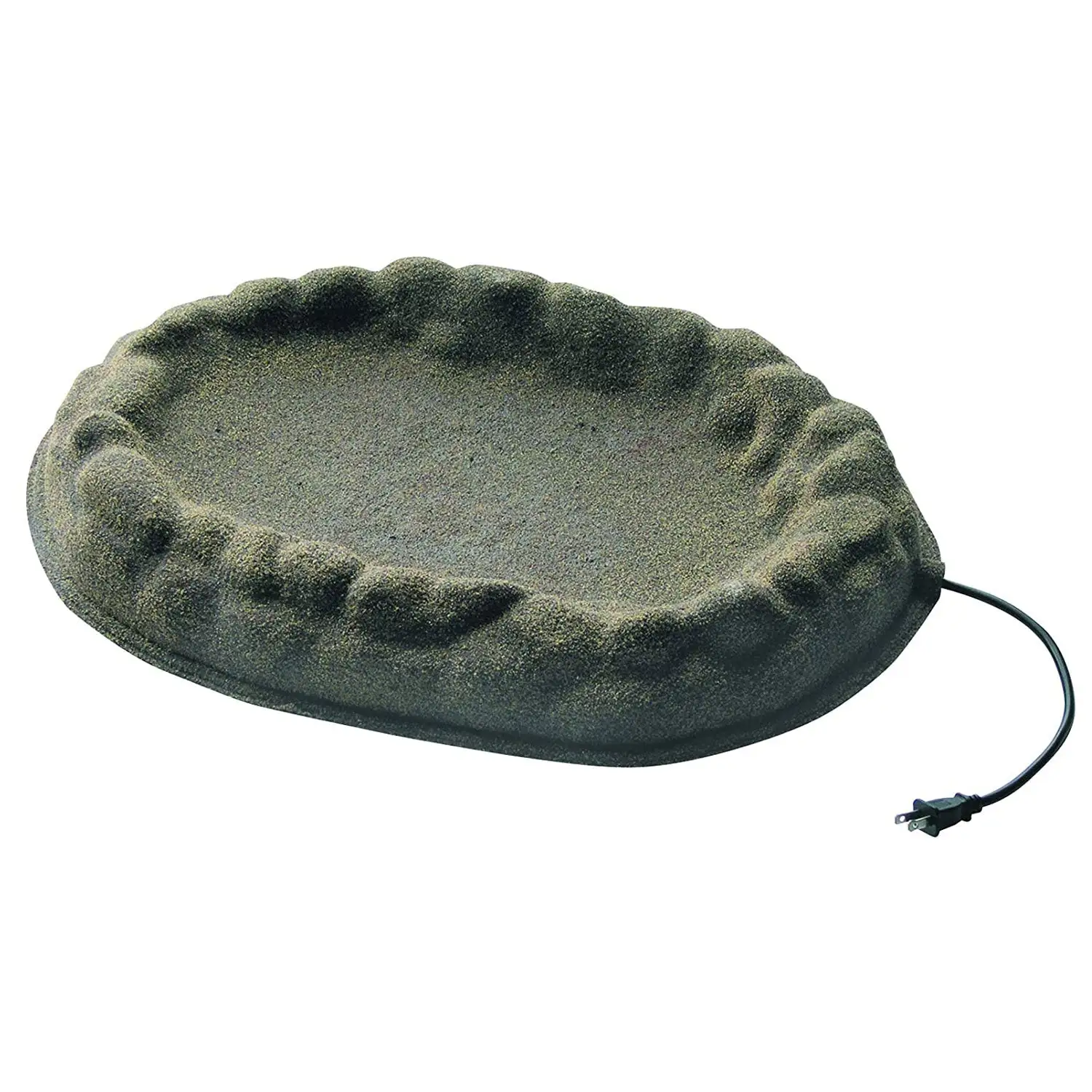 Farm Innovators FS-1 Four Seasons Outdoor Sand Coated Heated Birdbath, 70 Watt