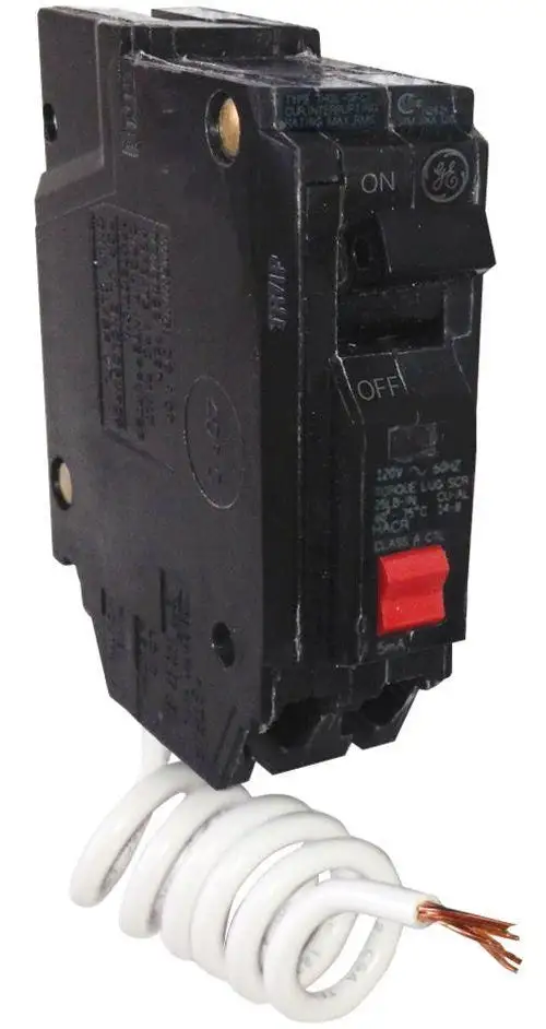 GE THQL1115GFTP Single Pole Ground GFCI Breaker