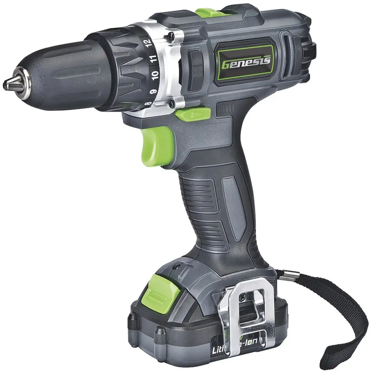 Genesis GLCD122P 12V Lithium-Ion Cordless Drill And Driver