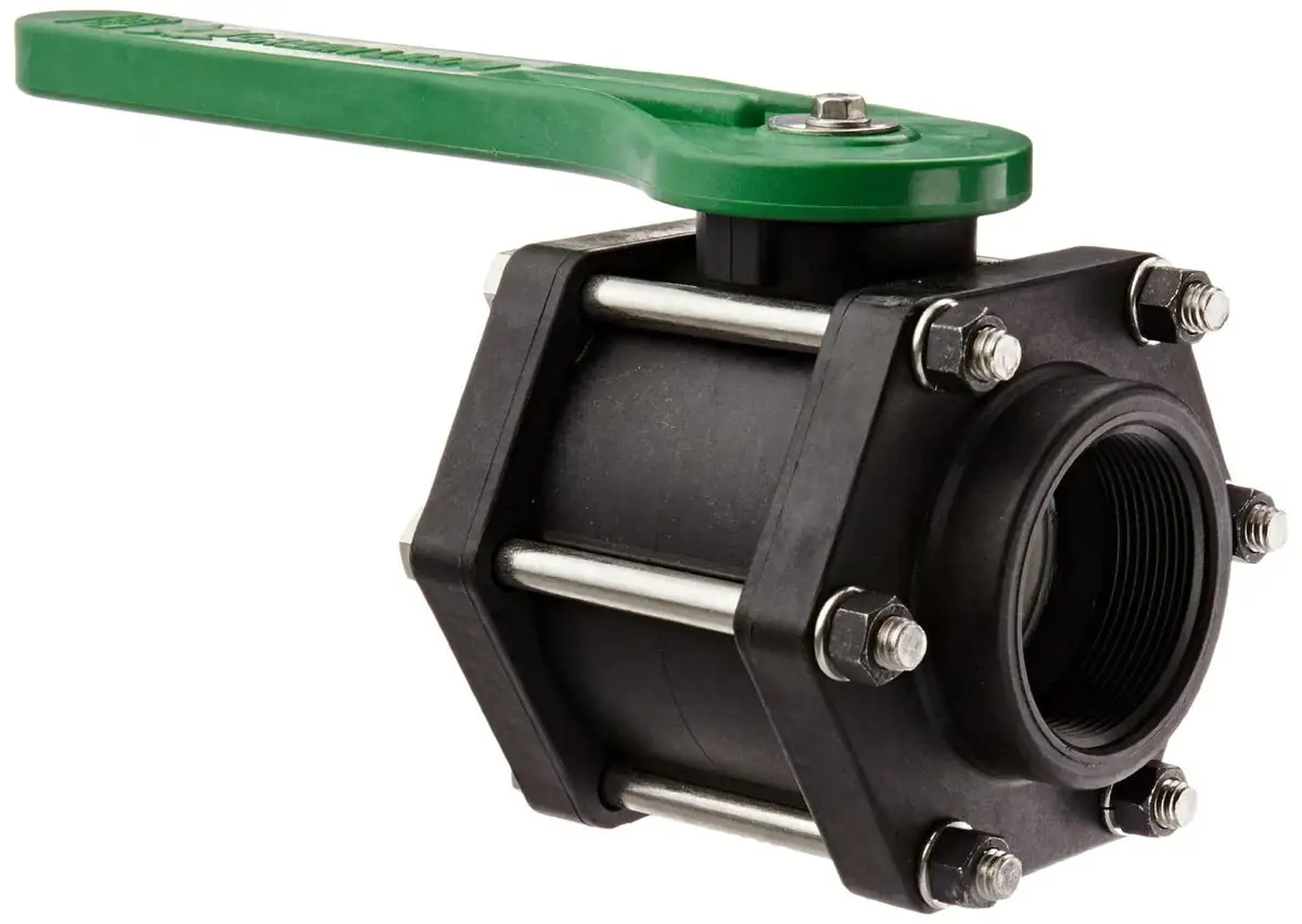 Green Leaf V 200 FP Polypropylene Bolted Ball Valve