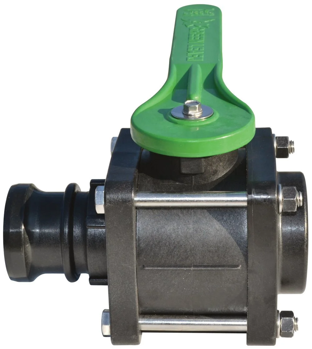 Green Leaf VF 204 FP Polypropylene Bolted Ball Valve