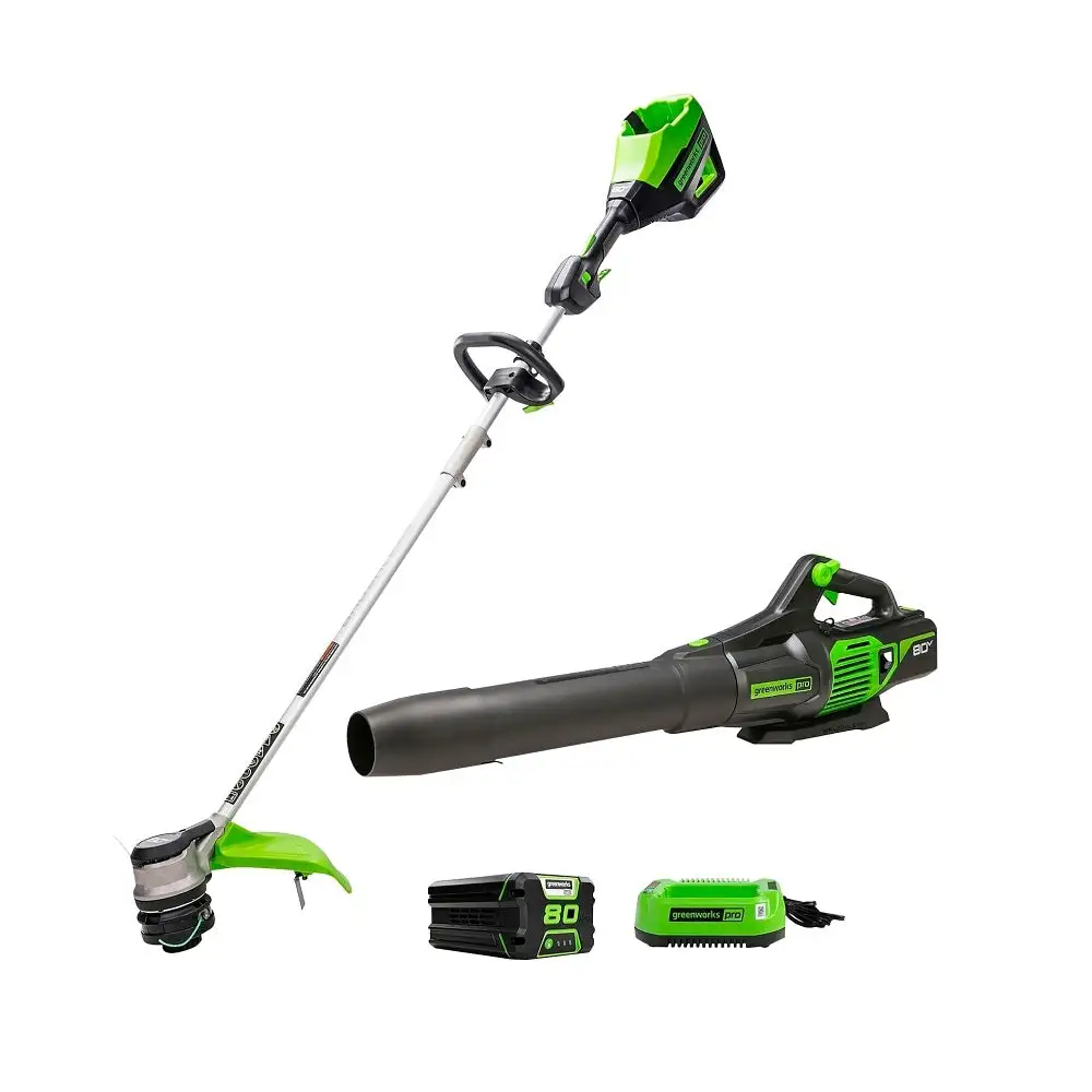 Greenworks 1324902VT String Trimmer and Leaf Blower Combo