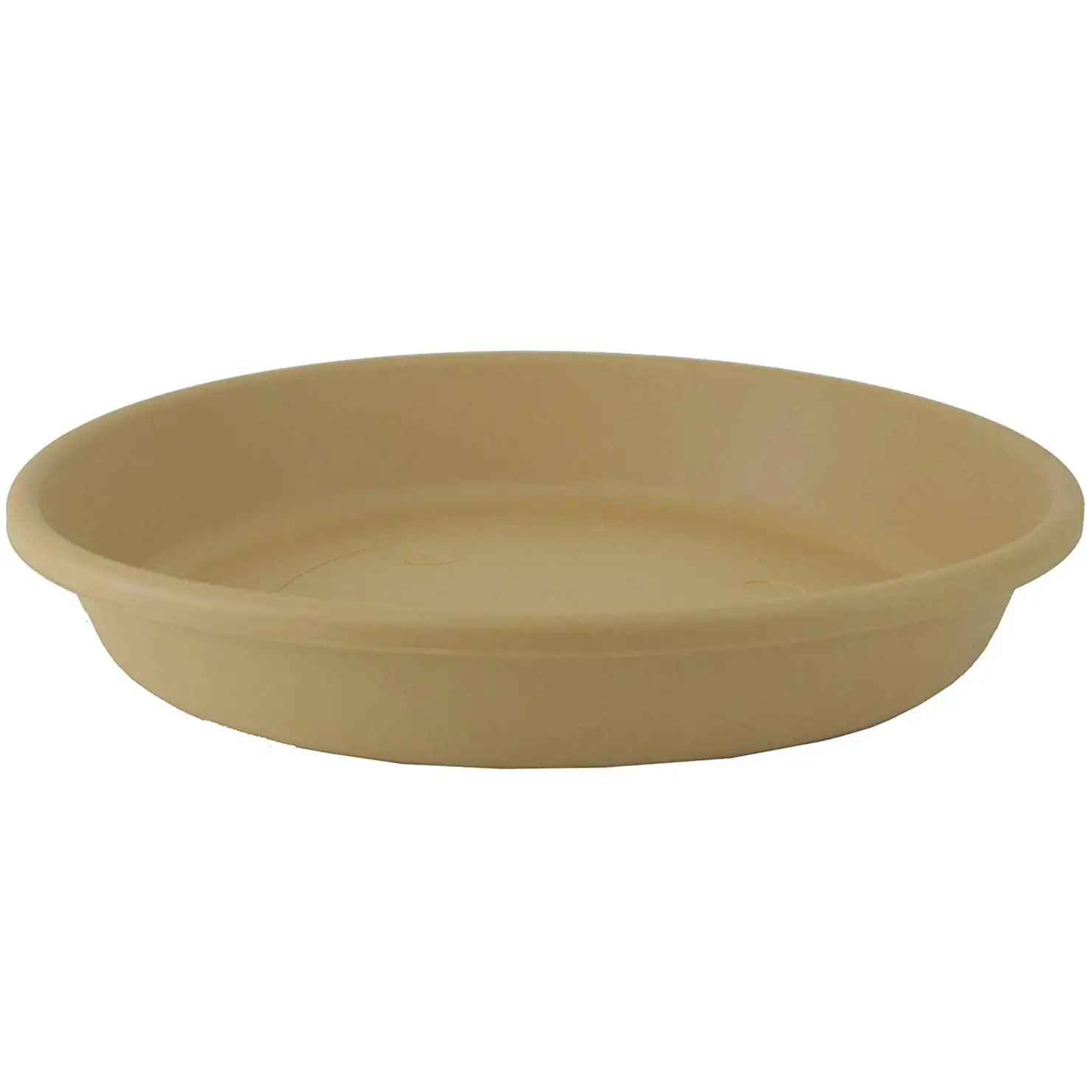 The HC Companies 21 Inch Planter Saucer for Classic Pots, Sandstone, 12 Pack