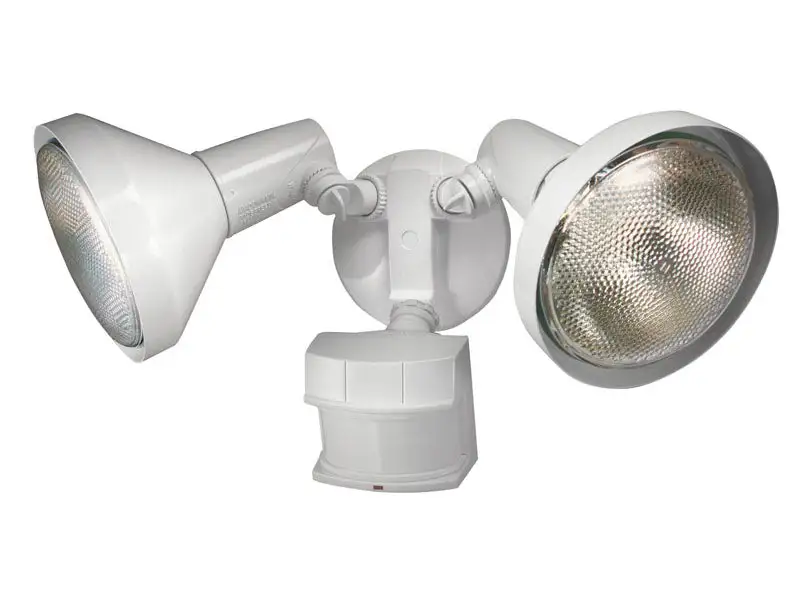 Heath Zenith HZ-5318-WH Metal Security Motion Spotlight