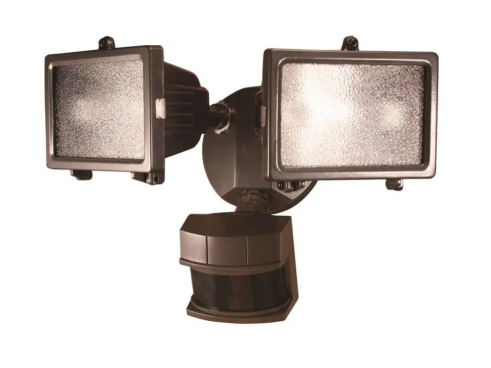 Heath Zenith HZ-5512-BZ Halogen Quartz Motion Sensor Light