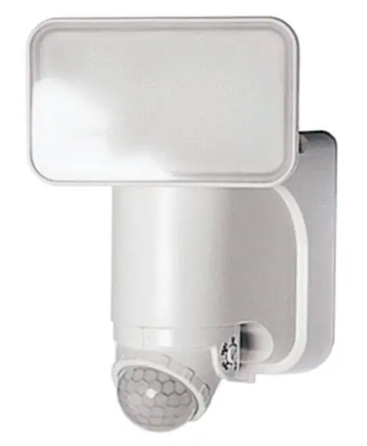 Heathco HZ-7162-WH Solar Motion Activated Security Light With Power Reserve Technology