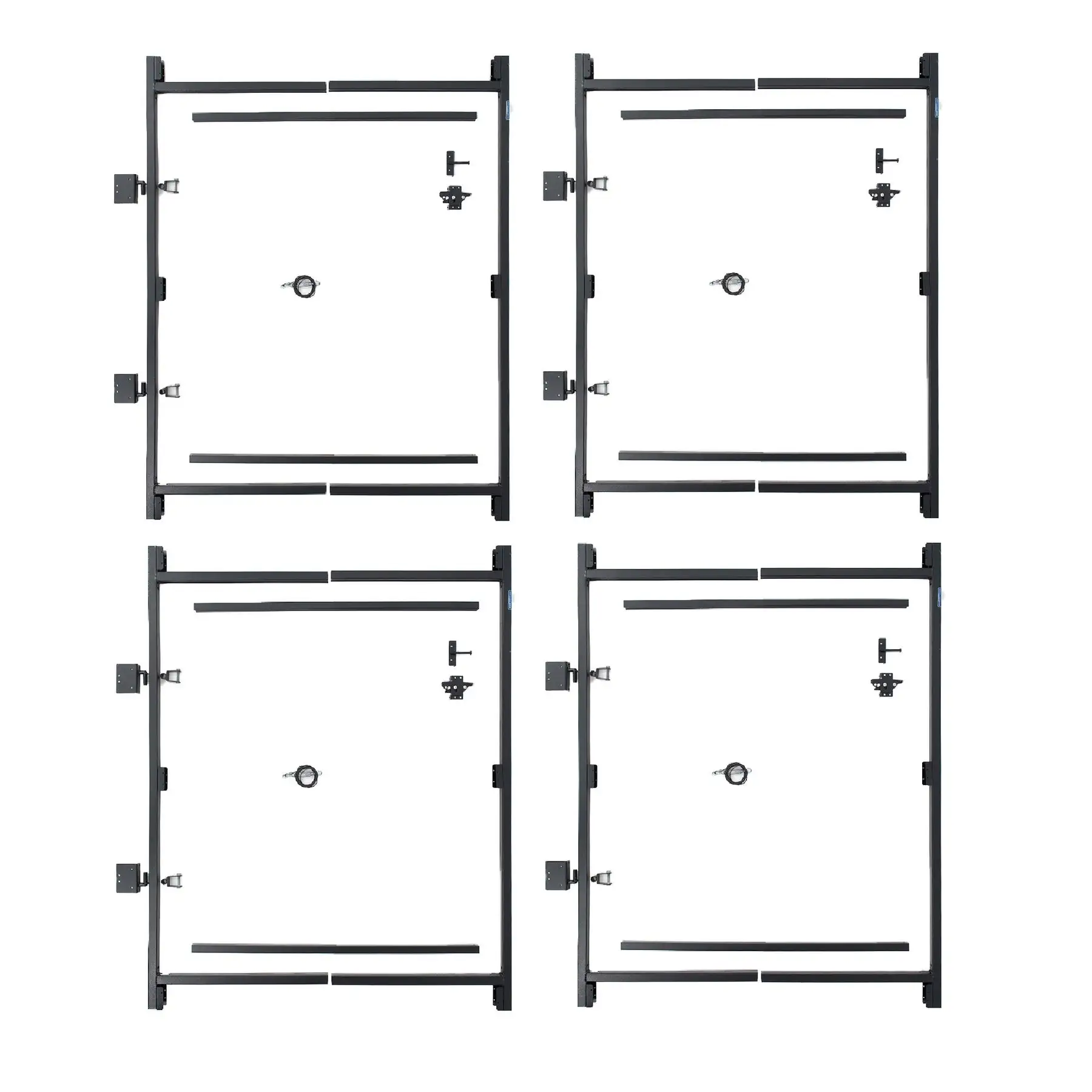 Adjust-A-Gate Steel Frame Gate Kit, 36"-60" Wide Opening Up To 7' High (4 Pack)