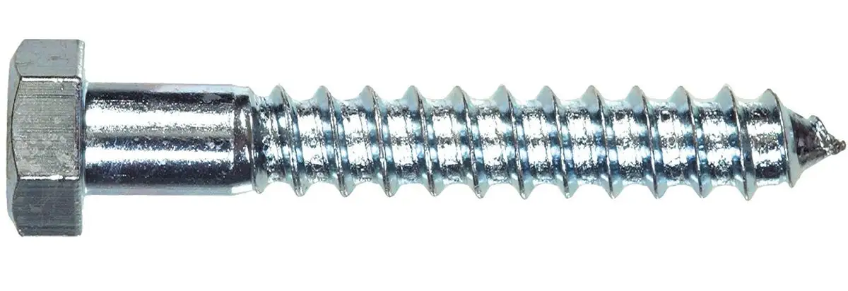 Hillman 230092 Leg Screw Hex Head Zinc Plated