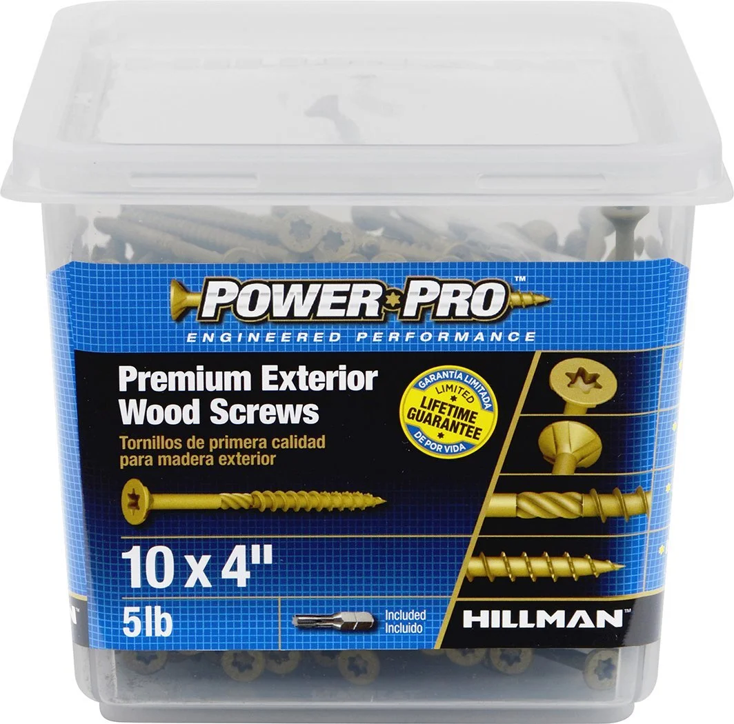 Hillman Fasteners 48615 Power Pro Exterior All Purpose Screw