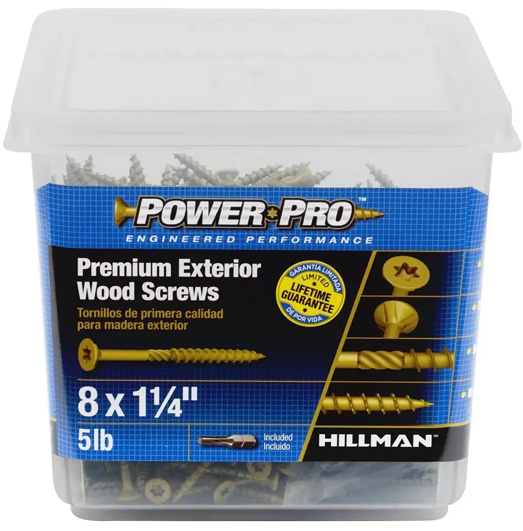 Hillman Fasteners 48605 Power Pro Bronze Ceramic Exterior Screw