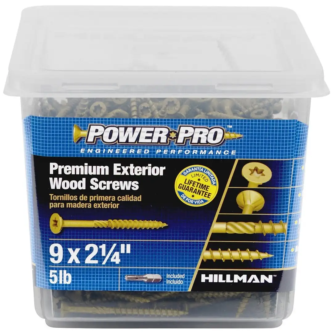 Hillman Fasteners 48609 Power Pro Exterior All Purpose Screw