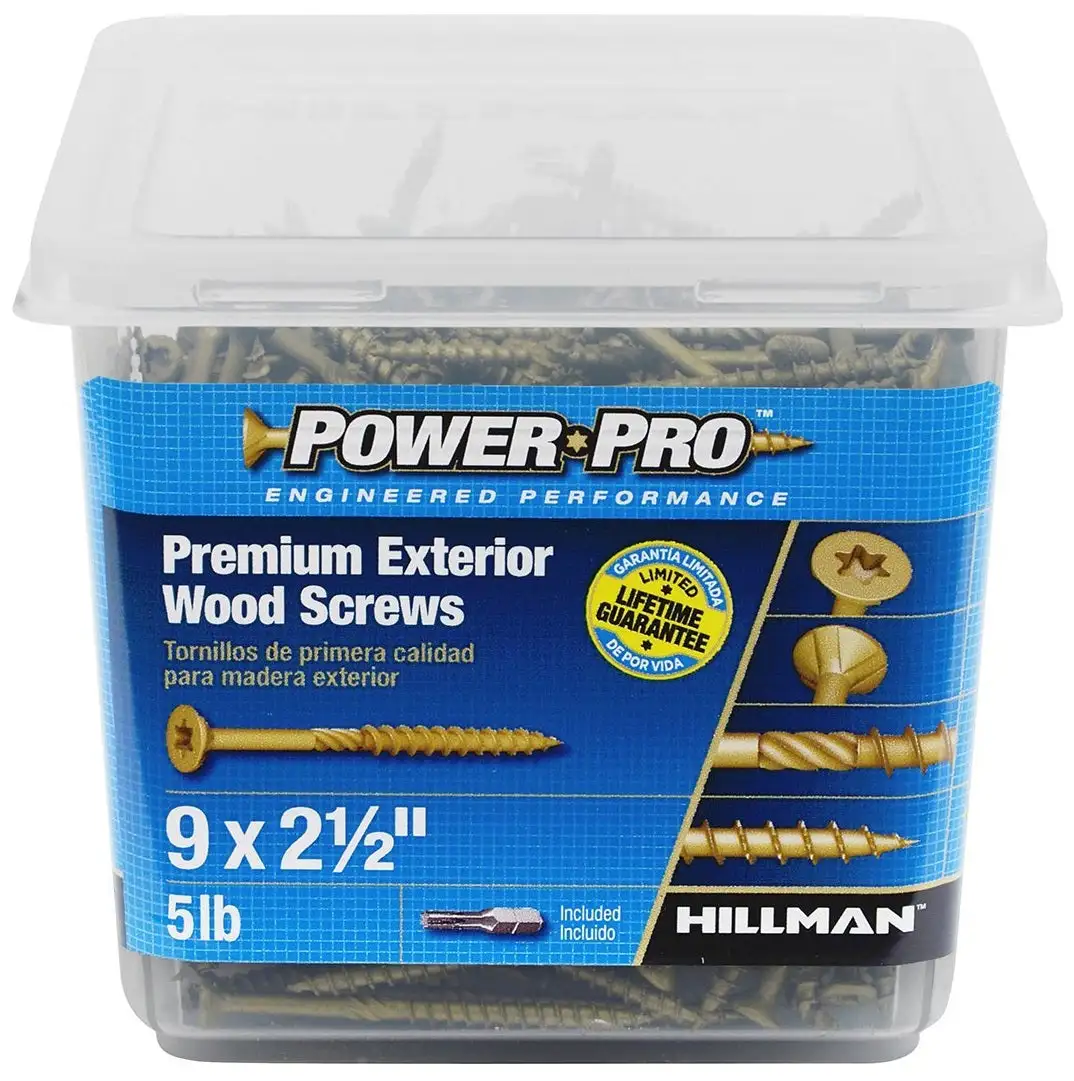 Hillman Fasteners 48610 Power Pro Exterior All Purpose Screw