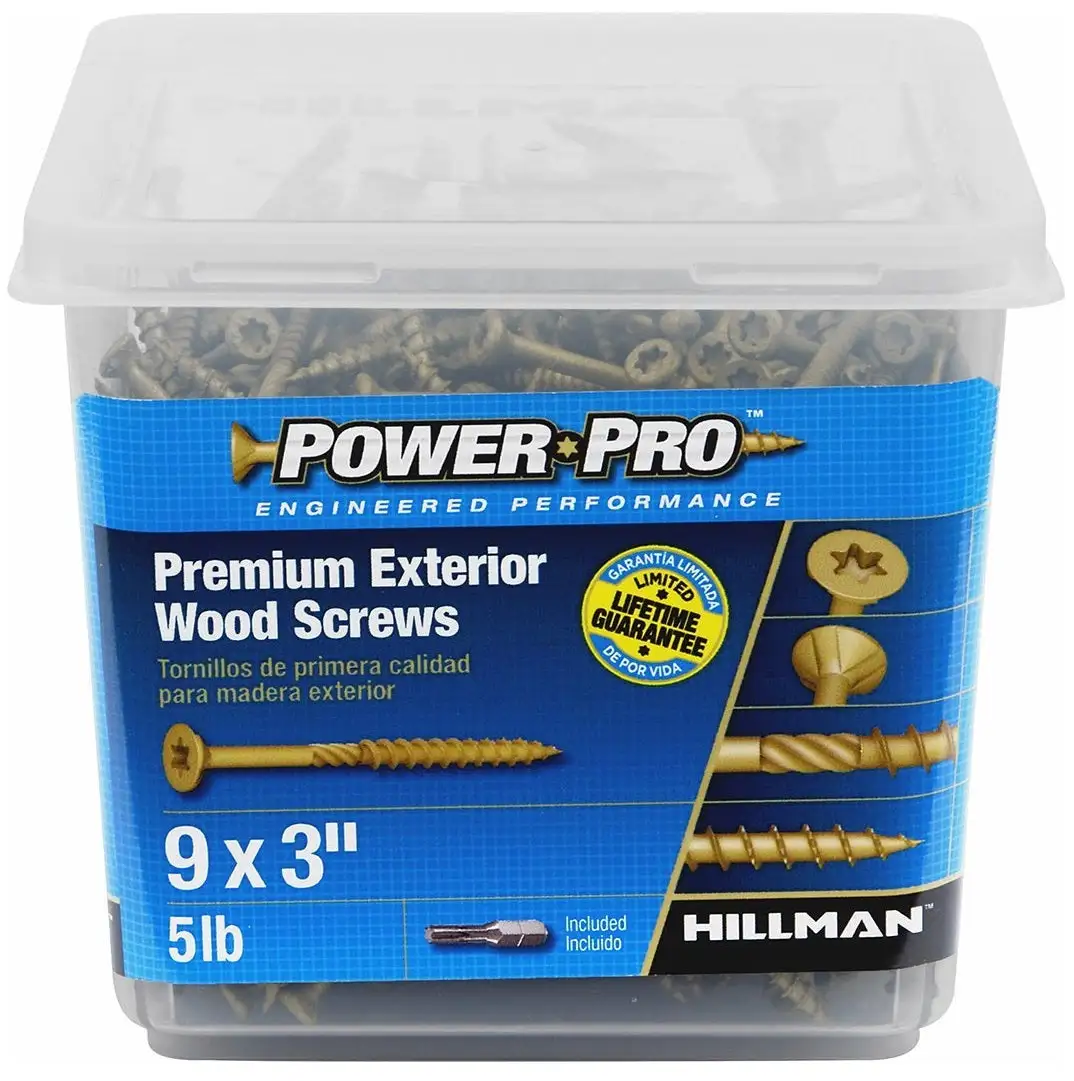 Hillman Fasteners 48611 Power Pro Exterior All Purpose Screw